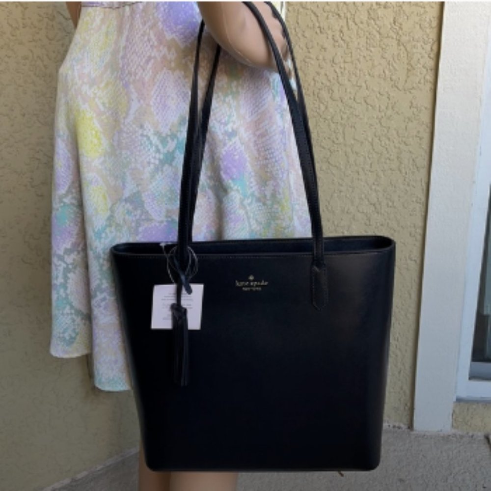 KATE SPADE JANA TOTE BLACK - Picture 14 of 16